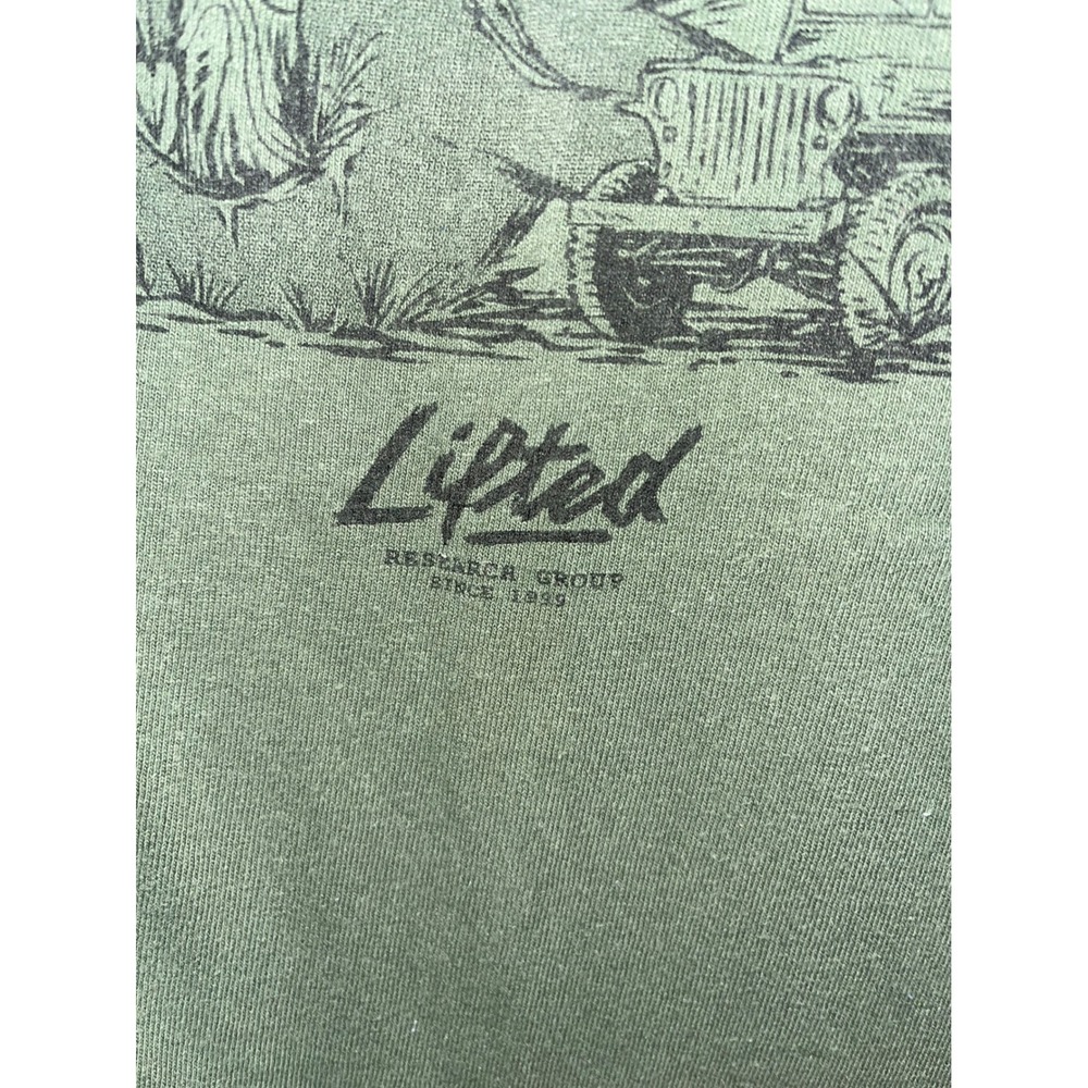 LRG Lifted Research Group Green Graphic T‎ Shirt Size Small Graphic Tee - Picture 4 of 6